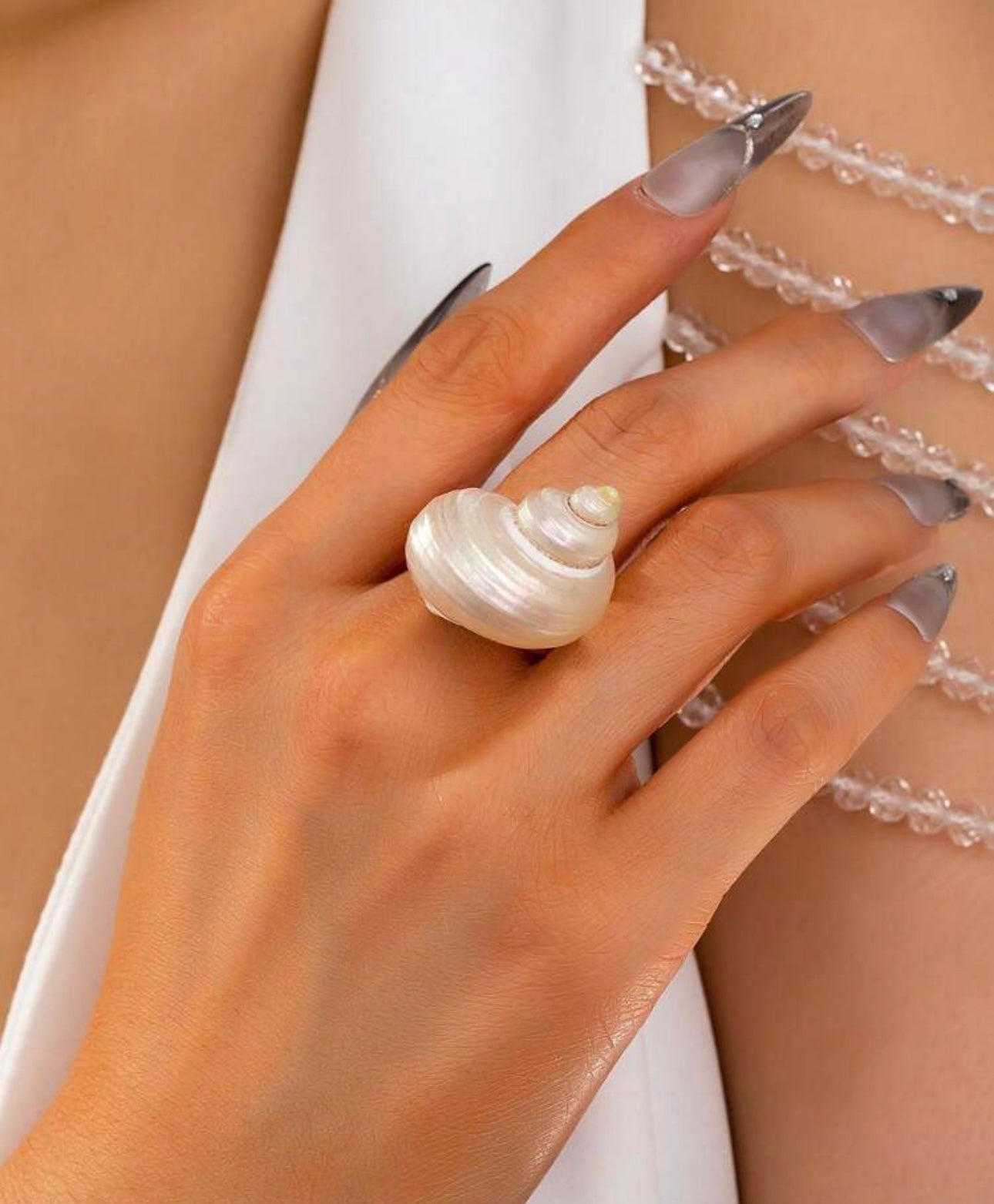 Snail Cloud Ring