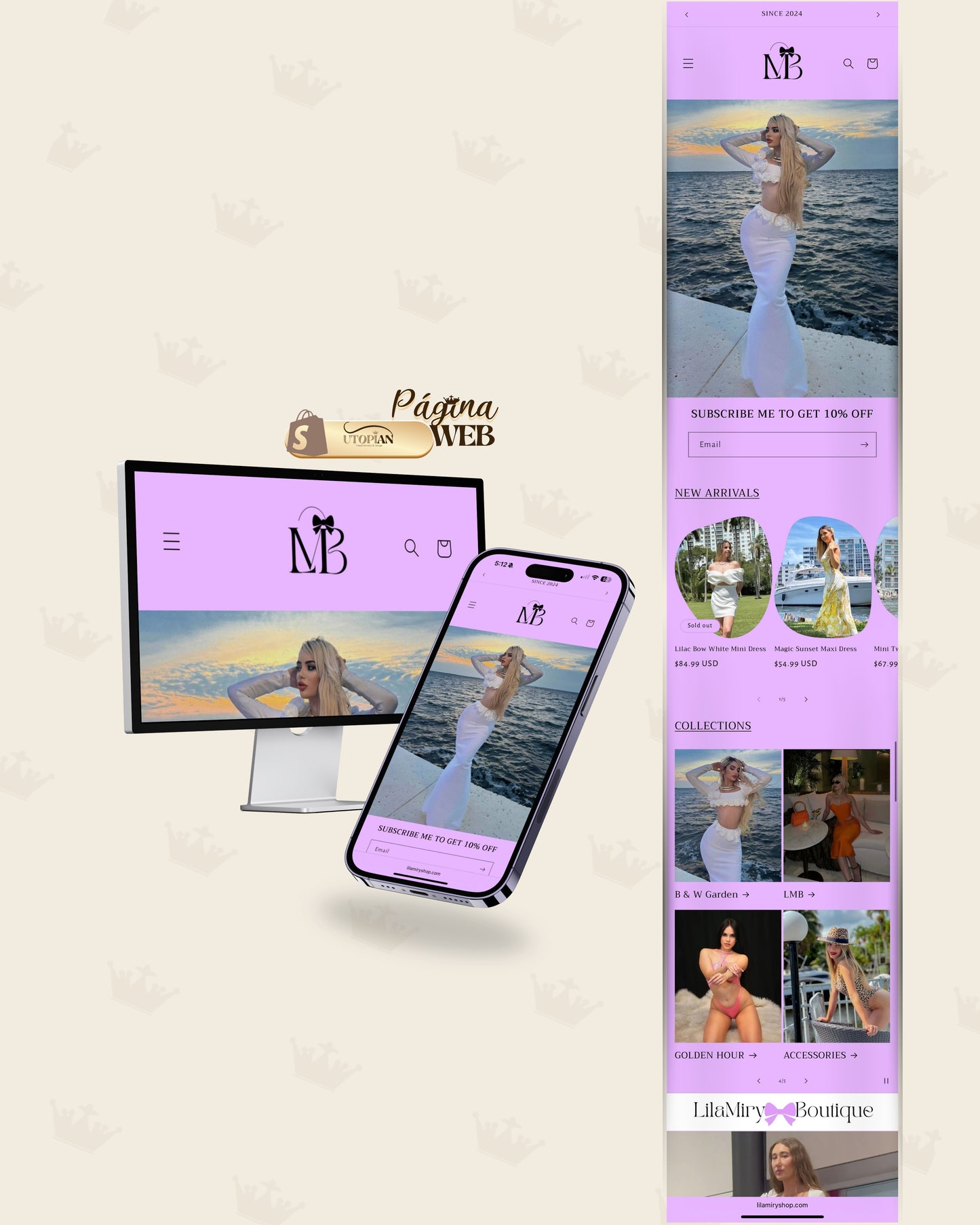 Página Web + Dominio Personalizado