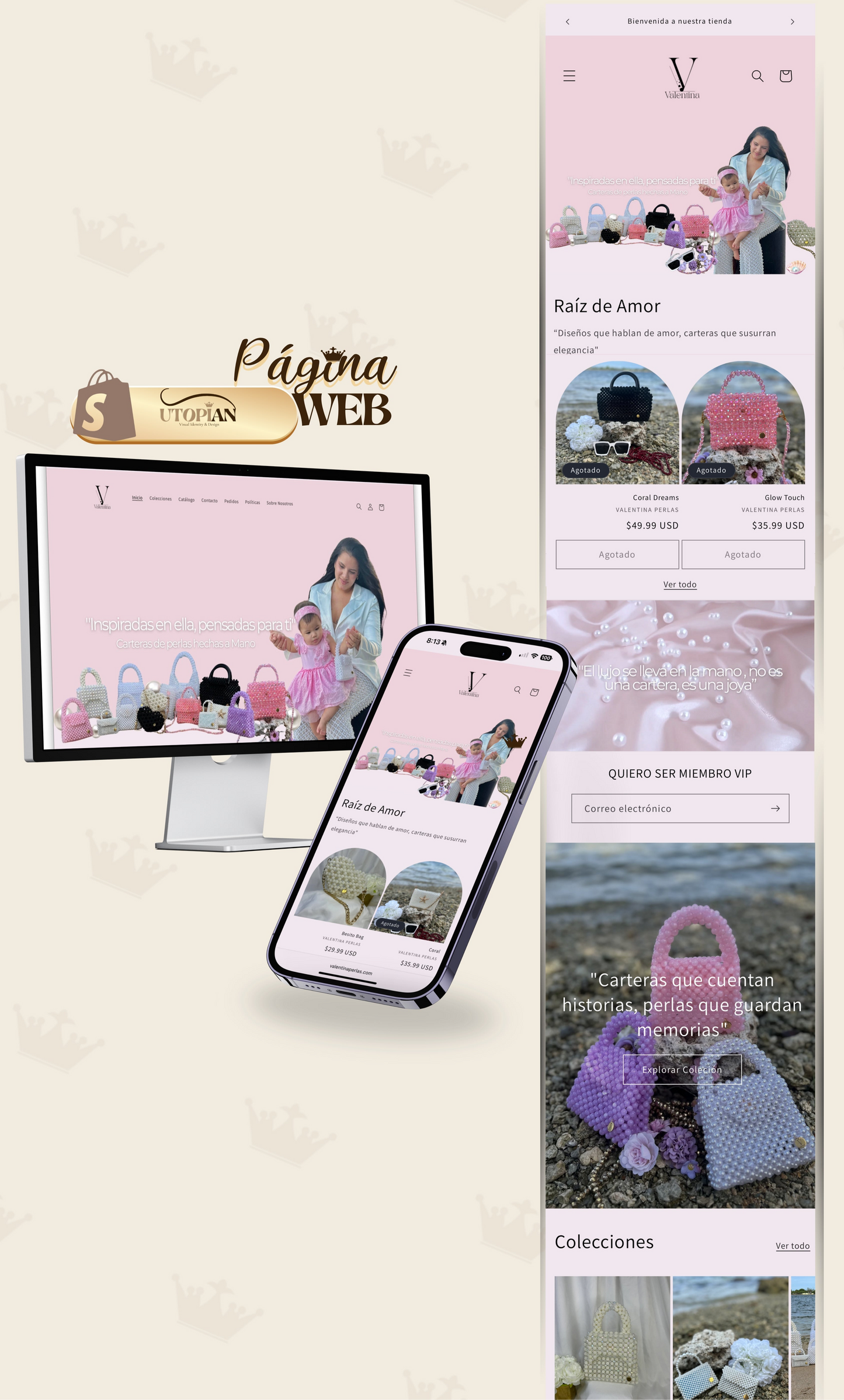 Página Web + Dominio Personalizado