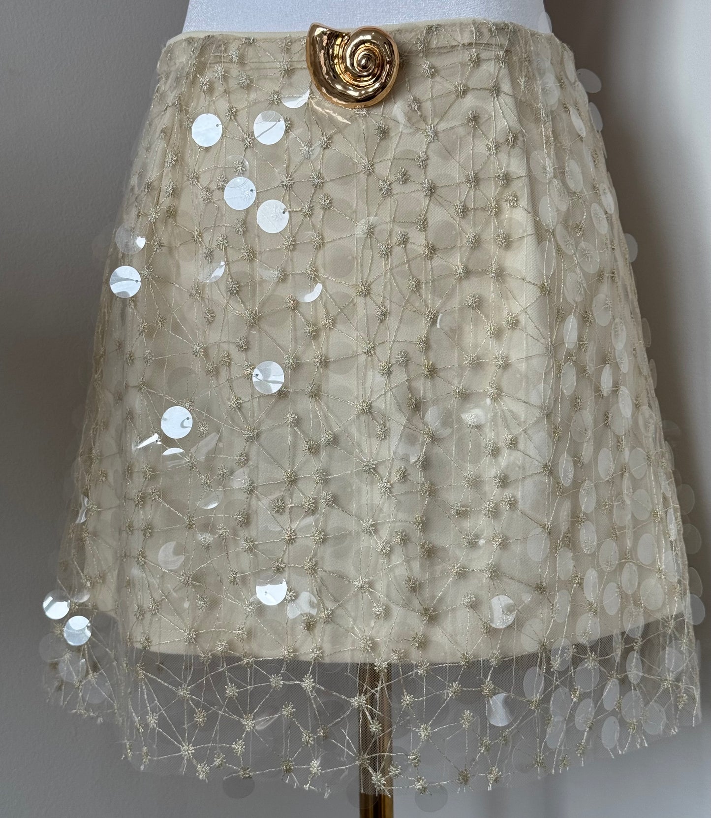 Burnt Milky Skirt Set