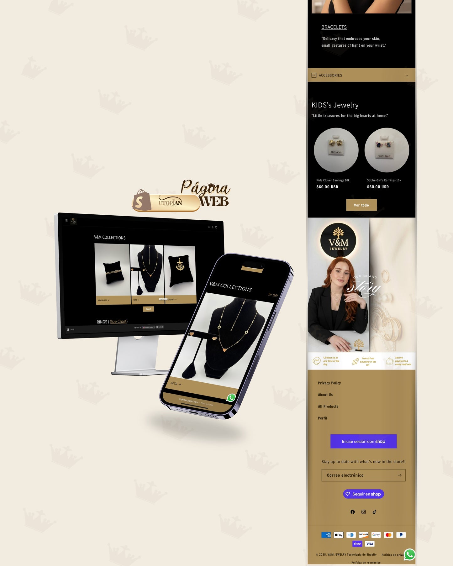 Página Web + Dominio Personalizado