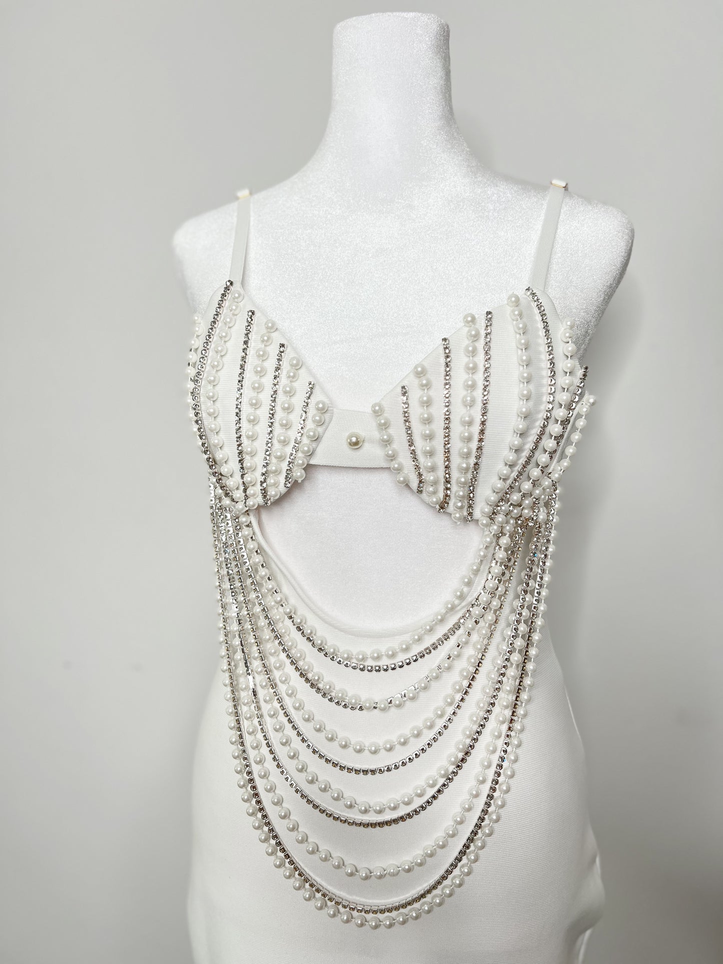 Shell and pearl dress