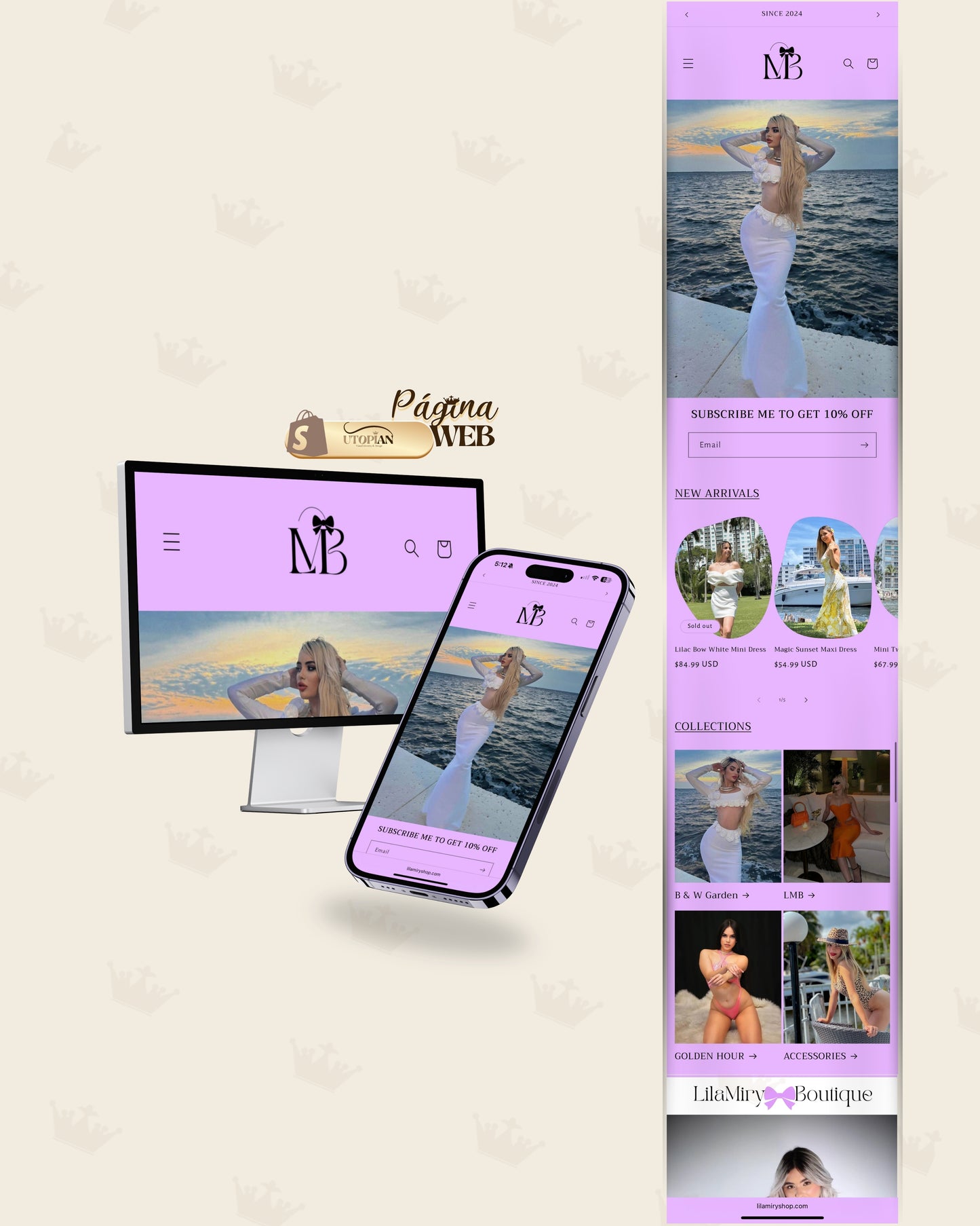 Página Web + Dominio Personalizado